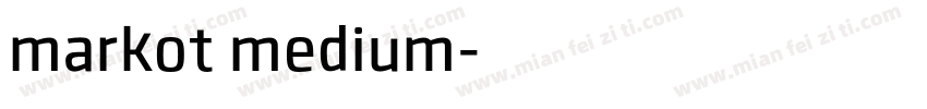 markot medium字体转换